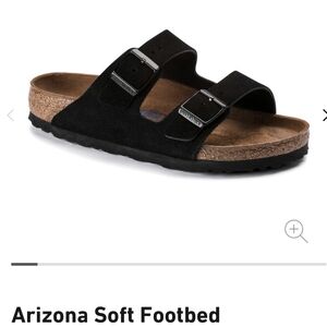 Birkenstock Arizona Suede Softbed Sandals
